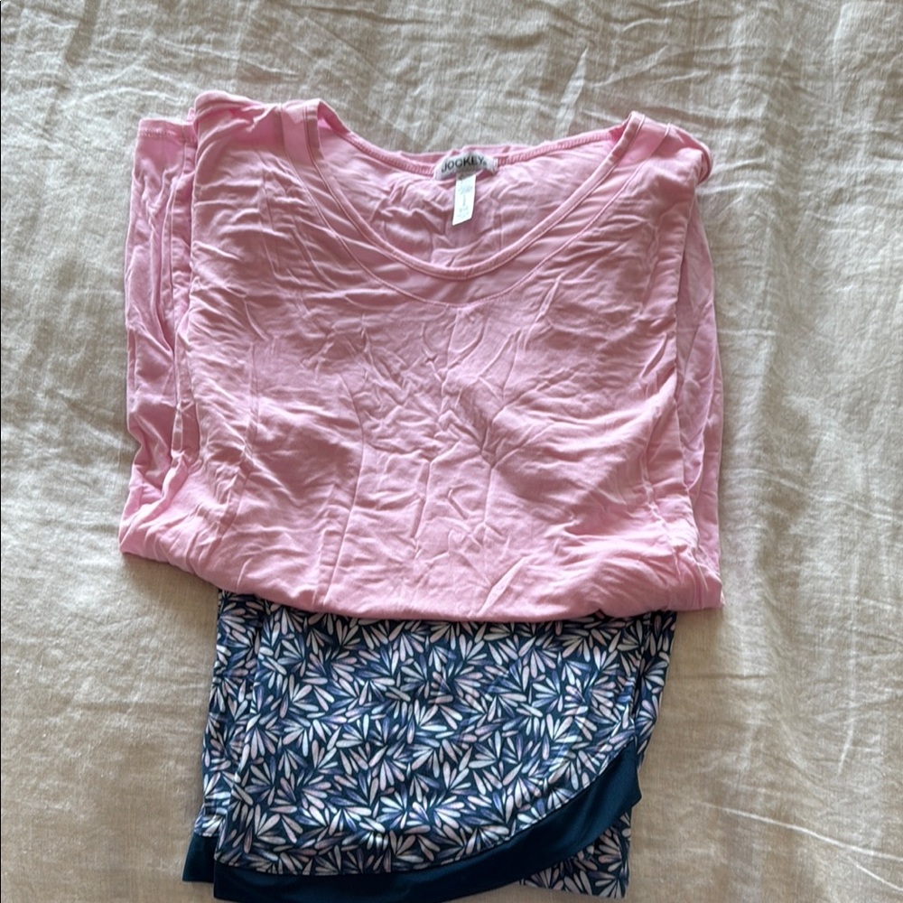 Jockey Pink and Blue Pajama Set
